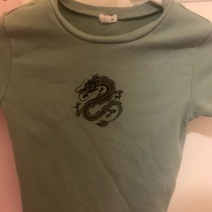 Garage Cropped T shirt